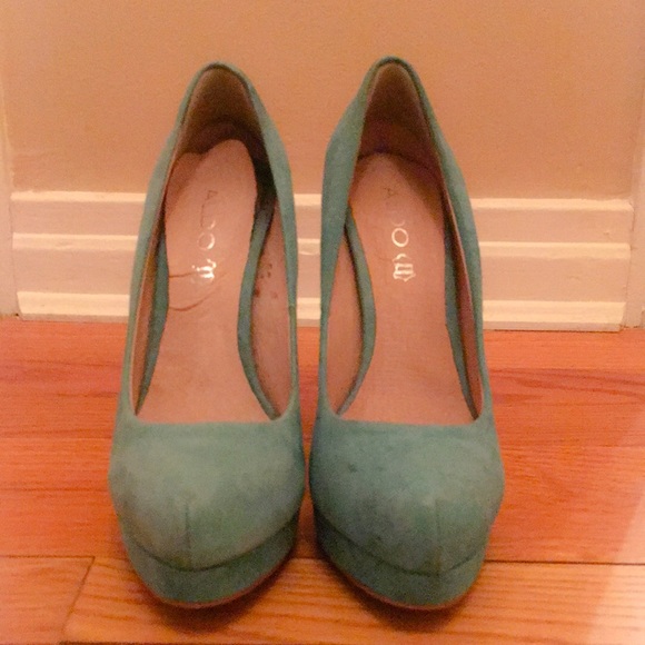 ALDO Suede High Heel Pumps - Picture 8 of 8